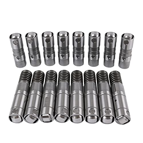 JDMSPEED (8+8) Pcs Hydraulic Roller Lifters Compatible with 2007-2012 Chevy GMC Cadillac Buick 4.8L 5.3L 6.0L 6.2L Valve Lifters Active Fuel Management AFM DOD Roller Lifters