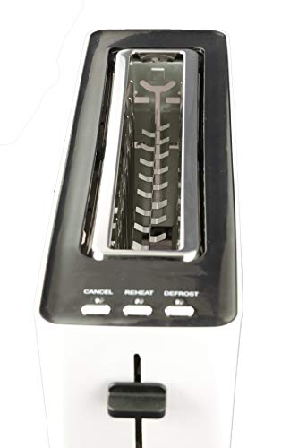 2 Scheiben Langschlitz Toaster 7 Bräunungsstufen + Brötchenaufsatz 900 Watt 405482 – Bild 3