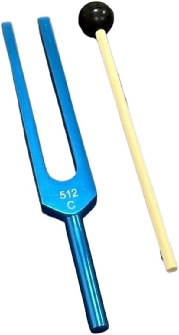 Tuning Forks for Healing 512HZ Aluminum Alloy Stainless Steel Tuning Fork Set for Healing Multicolor(512hz Blue)