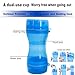 SESAWILLIAM Pets Water Bottle with Food Container,Travel Puppy Water Bowl,Portable Pet,Dispenser,Dog Stuff Accessories Items,Cat Walking and Hiking Dog Gift,with 1DogPoop Bags;1 Pet Toys 3PCS