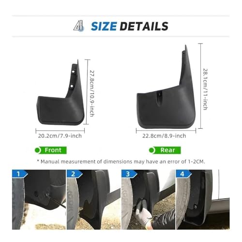 Garde-boue premium pour Suzuki Vitara 2016-2024 - Finition sur mesure - 4