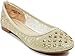 Walstar Women Casual Rhinestone Glitter Mesh Slip On Ballet Flat Lightweigh