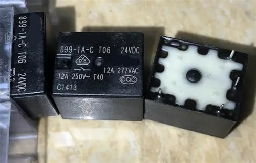 Relé 4 pines 899-1A-C 24V 12A T73-1A interruptor electromecánico corriente continua