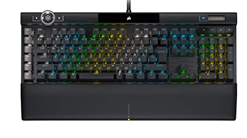 Corsair CH-912A014-JP K100 RGB Flagship Mechanical Gaming Keyboard,  Japanese Layout, Cherry MX Axis, Equipped with AXON Hyperprocessing  Technology,