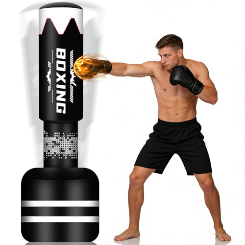 Standing Punching Bag for Adults, Heavy Bag Boxing Bag