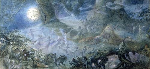 Affiches d'art féeriques pour salon : tableau Richard Doyle