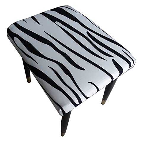 AQIGR Housse de Tabouret Housse de Chaise Couvre Extensible Couverture de Tabouret Coiffeuse Tabouret de Piano (Color : #8, Size : 2PC) Cover