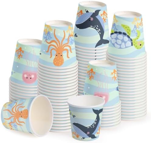 WRAPAHOLIC 3oz Pink Deer Bathroom Cups - 100 Pack Disposable Paper Cups — 사진 7
