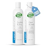 Fragrance Free Shampoo and Conditioner Set - Ultra Sensitive Formula Hydrating Shampoo for Dry Hair - Organic Curly Hair - Moisturizing and Unscented Shampoo and Conditioner for All Hair Types