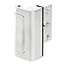 Prime-Line U 11325 Door Reinforcement Lock – Add Extra, High Security to your Home and Prevent Unauthorized Entry – 3” Stop, Aluminum Construction, Brushed Chrome (Single Pack)