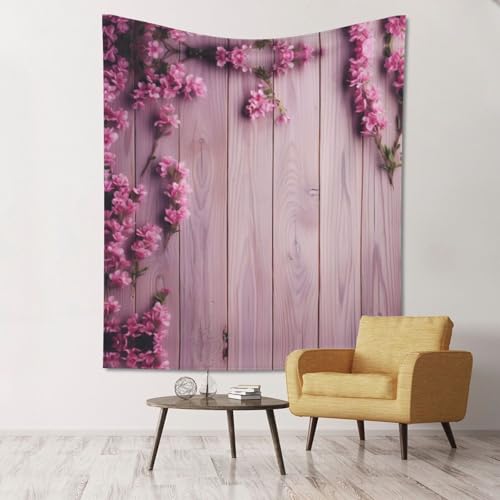 Tapisserie murale lavande pour décoration de chambre boisée SHuWeiD