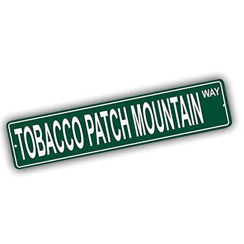 Brotherhood Aluminum Street Sign for Tobacco Patch Mountain - Pennsylvania