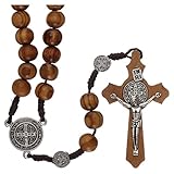  Holyart Rosario Madera Olivo con medallas y Granos mm 9