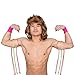 UW makeup - Wrestler Extreme Warrior Makeup Temporary Tattoo Ultimate Wig & Armbands Costume Set