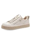MARCO TOZZI Damen Sneaker flach mit Reißverschluss Bequem