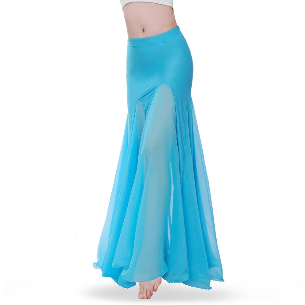 ROYAL SMEELA Falda Baile del Vientre Mujer Faldas Danza del Vientre Mujer Traje Bailarina del Vientre Adulto Faldas de Danza Oriental Disfraz de Baile del Vientre Falda Danza Vientre para Mujeres