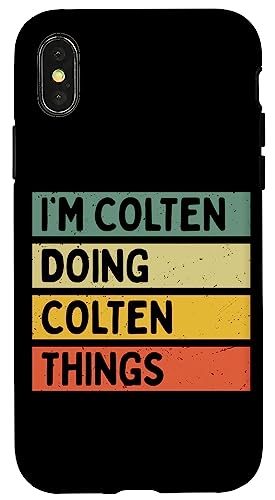 I'm Colten Doing Colten Things �ʔ������� �X�}�z�P�[�X iPhone X/XS �p