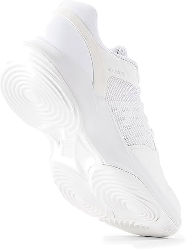 Miniatura 10 de WILSON Zapatos de pádel Hurakn Pro V2 para mujer, Blanco/Blanco/Plateado