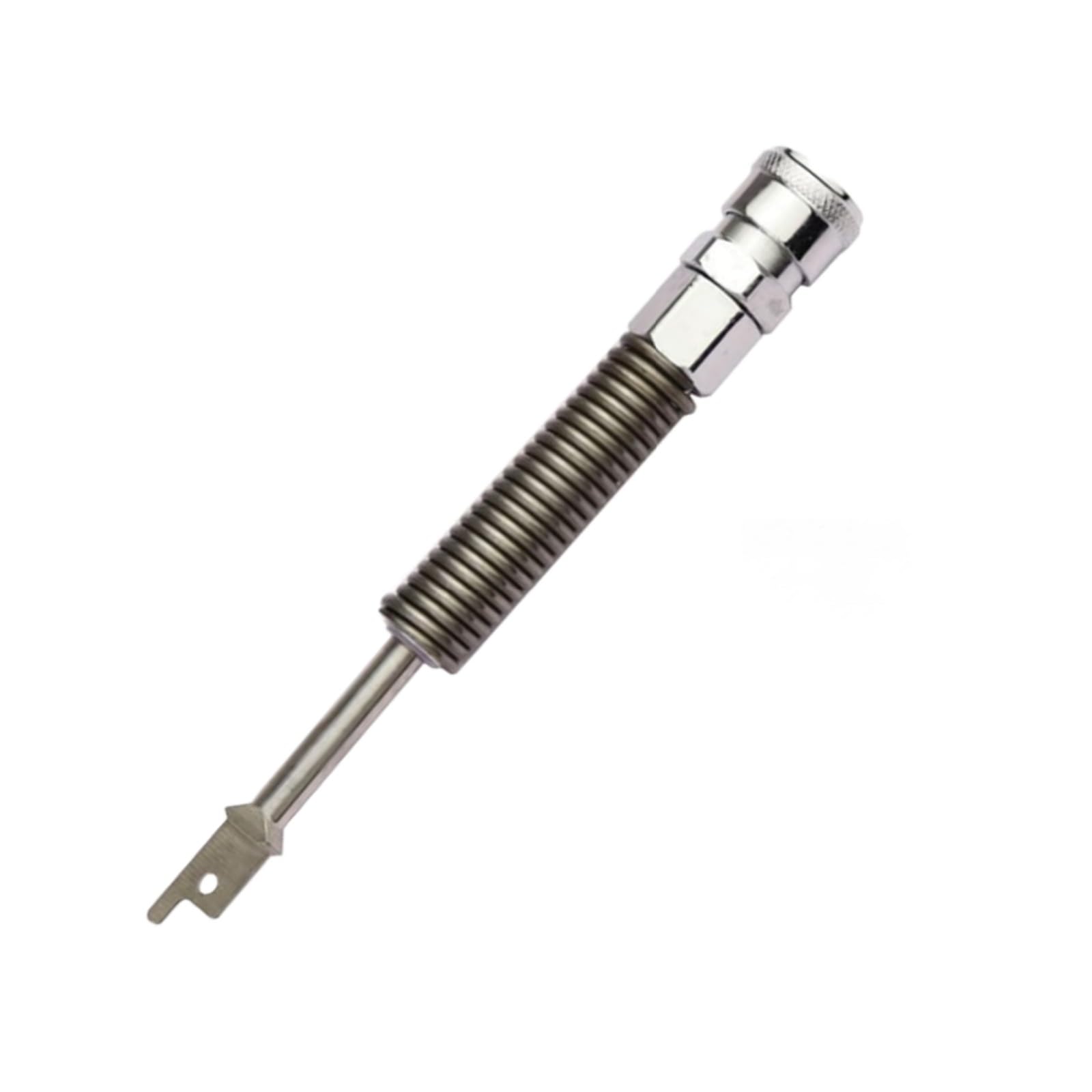 1x Bendable Vac-u-Lock Extension Reciprocating Saw Machine Adapter Attachments with Quick Connector, Silver - Image 2