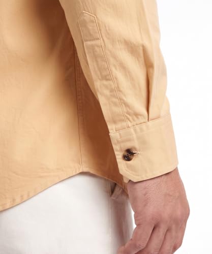 Image of Amazon Brand - INKAST Men Solid Cotton Shirt | Casual Wear | Basic Essential Plain Everyday & Office Wear | Full Sleeve | Regular Fit