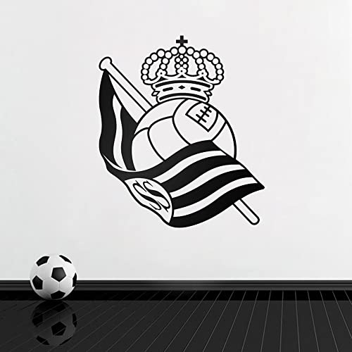Vipol. Escudos equipos deportivos varios tamaños (REAL SOCIEDAD 58X58 negro)