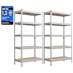 SONGMICS – SONGMICS Schnelle Montage, Schwerlastregal 2er Set, Standreg