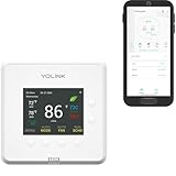 YoLink Thermostat 2, Smart Home & Commercial Thermostat with Dual-Stage Heating & Cooling, Heat Pump Support, External Sensors, Remote App Control, Alexa & Google, LoRa Longest Range, Hub Required