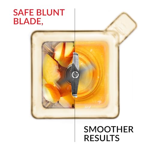 Blendtec 75 oz FourSide Commercial Jar - Four-Sided Replacement Blender Jar - Compatible with Most Blendtec Blenders - 32 oz Blending Capacity - Yellow
