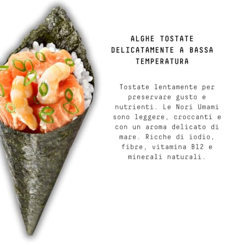 Nori Algen Blätter, 28g, 10 Stück, Geröstet, Knusprig, Aus Kontrollierten Meeren