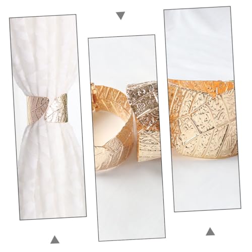 Hebillas decorativas para cortinas Zerodeko con cierre de hoja fuerte 4