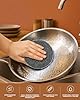 3-Pack Steel Sponge for Stainless Steel Pans Cookware,Scratch-Free Scrubber for Pans & Cookware,Removes Burnt-On Stains,Durable Kitchen Tool #3