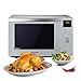 Produktbild Panasonic NN-DF385MEPG Mikrowelle ( 1000 Watt, Ofen Kombi, Inverter Mikrowelle, 23 Liter, ohne Drehteller) silber