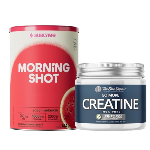 Kit Creatina 150gr The One Supps + Morning Shot - Sabo Melancia -...