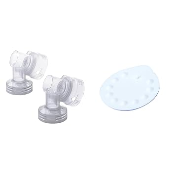Medela Spare Parts Bundle - PersonalFit Connectors 2 Count and Membranes 6 Count for Pump in Style Advanced and Symphony