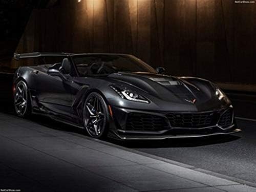 Chevrolet Corvette ZR1 Convertible 2019 Poster 18" X 24" - Chevrolet Corvette ZR1 Convertible 2019 Print