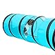 Pawise 2-in-1 Katzenspielzeug Set | Klappbarer Tunnel & Würfel für drinnen & draußen – Weiches Kriechspielzeug für aktive Katzen