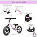 KRIDDO Toddler Balance Bike 2 Year Old, Age 24 Months to 5 Years Old, Early Learning Interactive Push Bicycle with Steady Balancing, Gift Bike for 2-5 Boys Girls, Purple