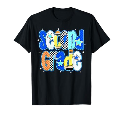 Back to School Hello Second Grade Team 2nd Grade Boy Girl T-Shirt