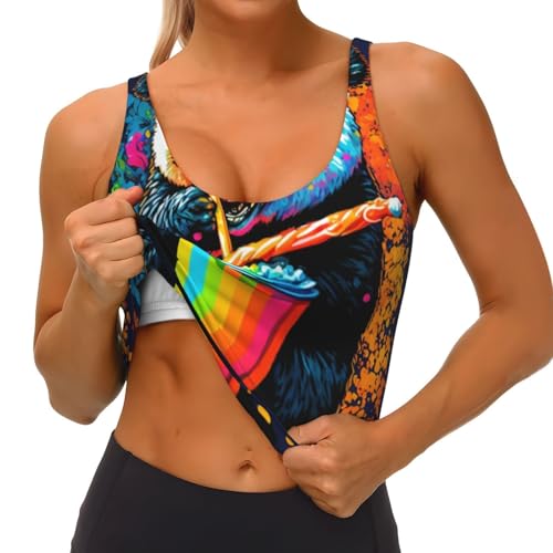 Women Summer Yoga Bras U-Shaped Back Athletic Vest Tops Shirts for Training4