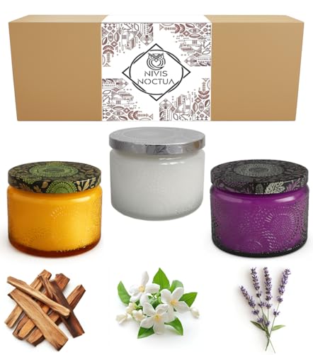 Set Velas Aromáticas Cera De Soja 100g Lavanda Sándalo Jazmín Con Aceites Esenciales Tarros Cristal Decoración Aromaterapia Meditación Yoga Baño Hogar Regalo Natural Diseño Relajante Elegante Set Velas Aromáticas Cera De Soja 100g Lavanda Sándalo Jazmín Con Aceites Esenciales Tarros Cristal Decoración Aromaterapia Meditación Yoga Baño Hogar Regalo Natural Diseño Relajante Elegante