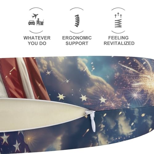 Almohada de espuma para viaje con diseño estilizado miniatura 5