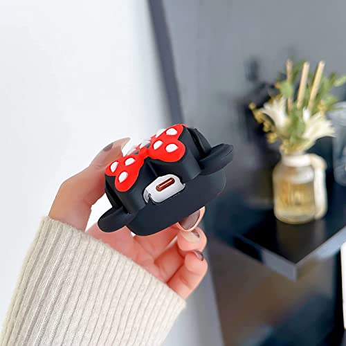 Image of Cartoon 3D Design Protective Case for 18W 20W iPhone 14 13 12 11 Pro Max Fast Charging Cable Adapter Charger, Cute Cartoon Lightning Data Cable Case for iPhone Charger Micky Mouse
