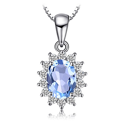 √ ADATTO AD OGNI OCCASIONE: Aggiungi stile al tuo look casual con questa collana ciondolo pietra. Collana donna con pietre dure a taglio ovale, collana cerimonia o anniversario, set da donna per compleanno, collana lunga donna con ciondolo, catena d'argento, tutte le collane di pietre dure per donne in onore dell'amore eterno. Perfetto da indossare tutti i giorni per un look che fa tendenza, a prescindere da quale sia dall'occasione. Un'aggiunta abbagliante per la tua collezione di gioielli!