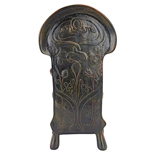 Design Toscano Ky8022 Dual Maiden Art Nouveau Mantelpiece Clock, Verdigris #TOP4