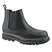 Price comparison product image Grafters M539A Unisex Leather Chelsea Safety Boots Black