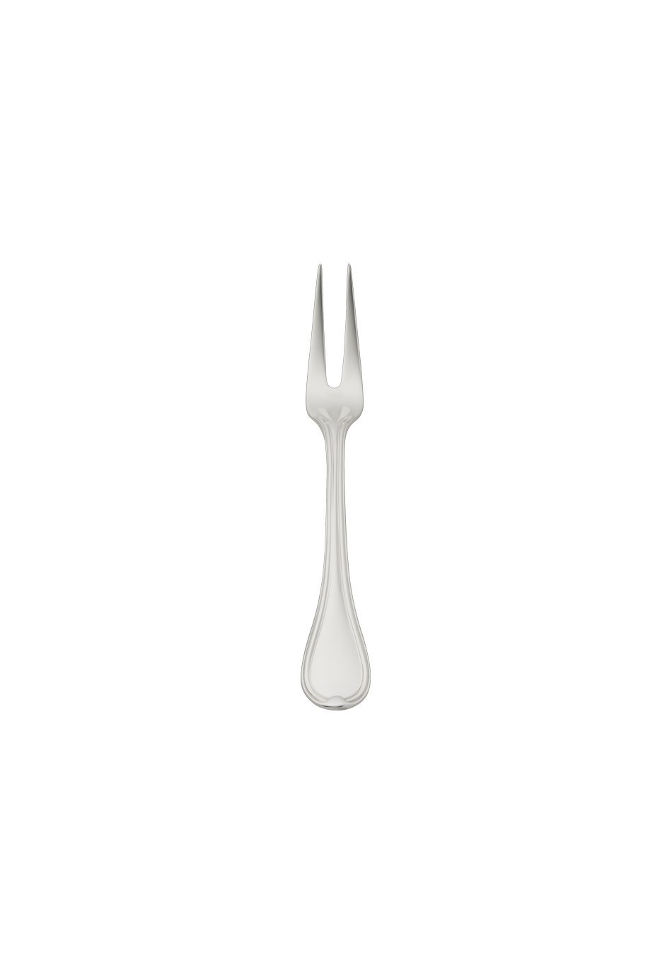 Robbe & Berking Fourchette à Viande Classic-Faden, Petite (plaqué Argent Massif 150 g)