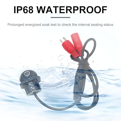 Image of HD Car Backup Camera CVBS Night Vision Rear View Camera with 20mm /0.78 inch Opener 170ﾟ Wide Angle Front /Rear View Cam