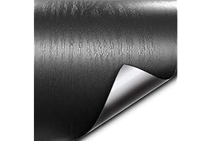VViViD Black Ash Wood Grain Textured Vinyl Wrap [High-Quality German Vinyl] Roll...