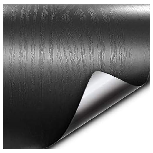 VViViD Natural Black Wood Grain Adhesive Film