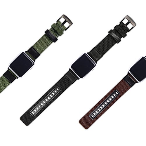 Maxjoy Compatible With Apple Watch Band, 42Mm 44Mm 45Mm 49Mm Nylon Strap Replacement Bands With Metal Clasp Compatible With Apple Iwatch Ultra Se Series 8 7 6 5 4 3 2 1 Sport & Edition, Black #TOP3